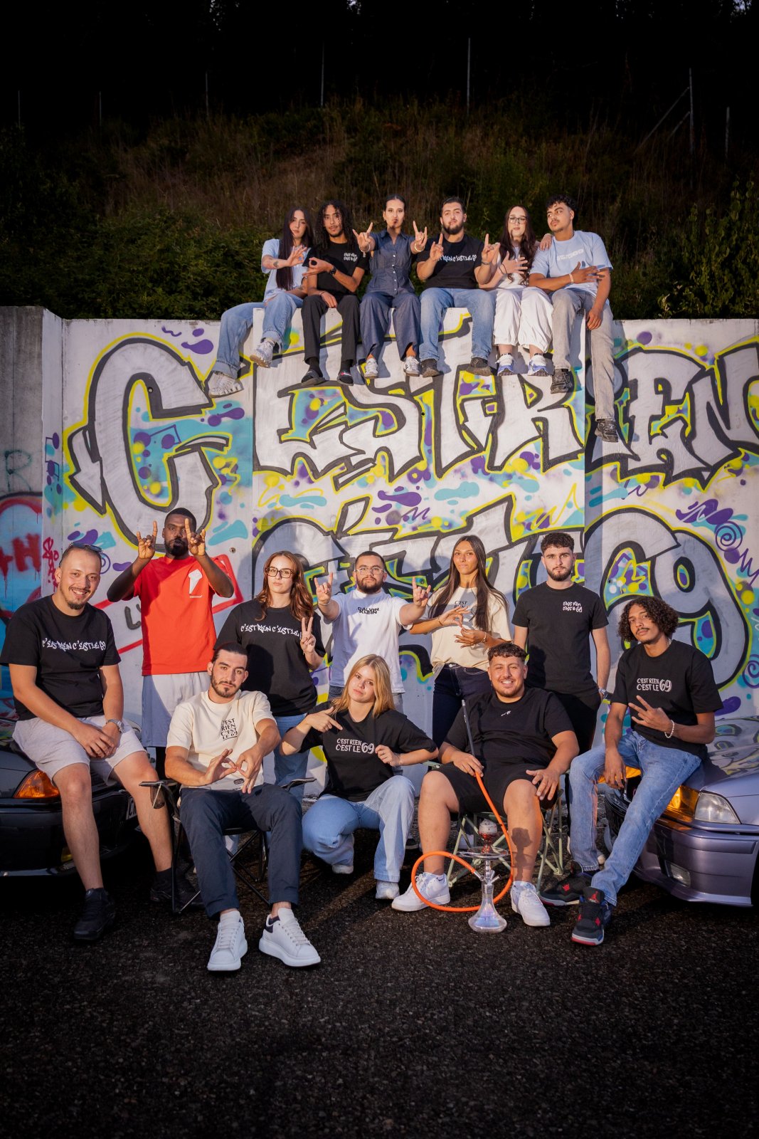 Le groupe C'est rien c'est le 69